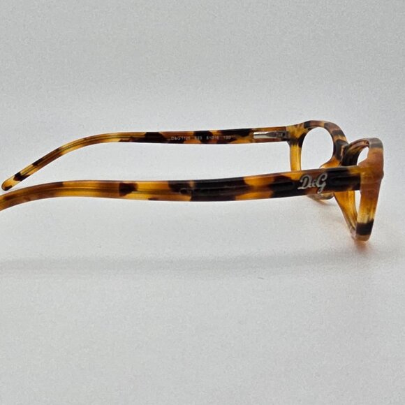 Dolce & Gabbana D&G1125 623 Yellow Tortoise Eyeglasses Frame w/ Flexhinge Italy - Picture 5 of 12